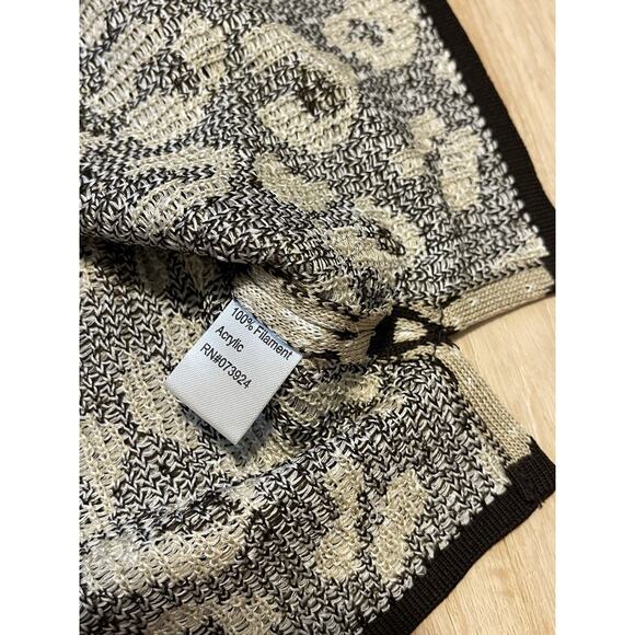 Ming Wang S Tank Top Shirt Leopard Hazelnut Scoop Neck Sleeveless EUC - Picture 4 of 6